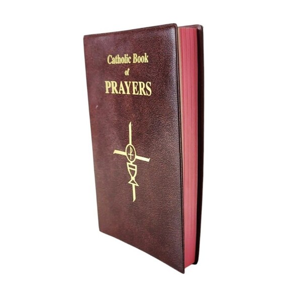 Vintage 1973 Catholic Book Of Prayers Vinyl Cover Illustrated 2005 NEW - Picture 3 of 9